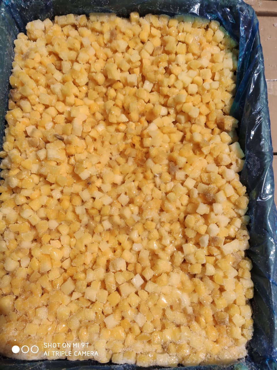 Ананас кубик 1/10кг Россия